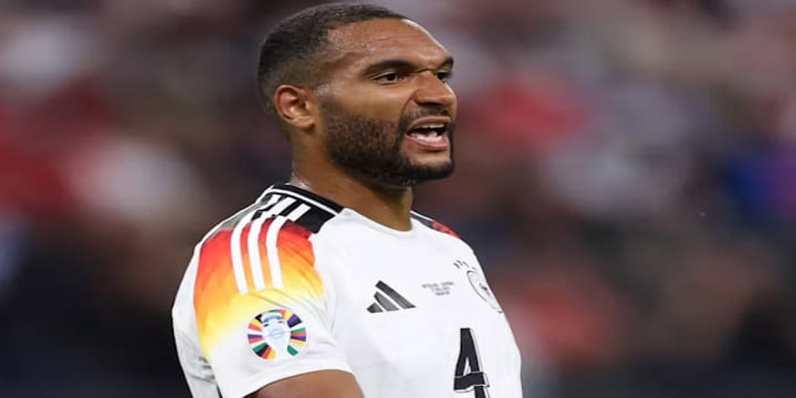 Cầu thủ Jonathan Tah của Đức bị treo giò sau khi nhận 2 thẻ vàng