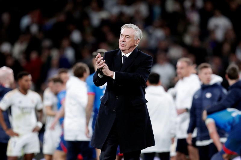 HLV Ancelotti vẫn đang đặt kỳ vọng vào khả năng vượt khó khăn của đội bóng