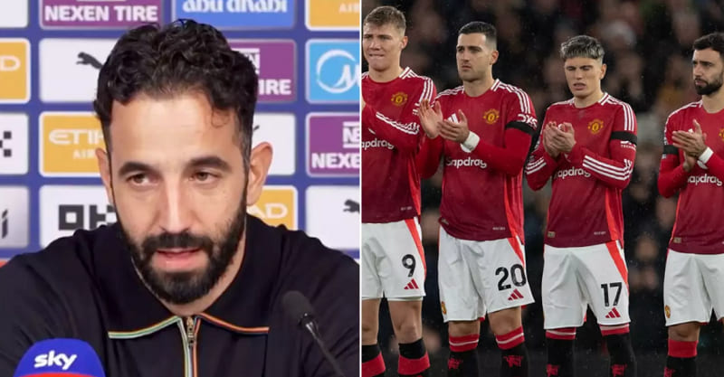 Ruben Amorim trực tiếp trả lời "rò rỉ" phòng thay đồ của Man Utd và đưa ra lời thừa nhận đáng lo ngại