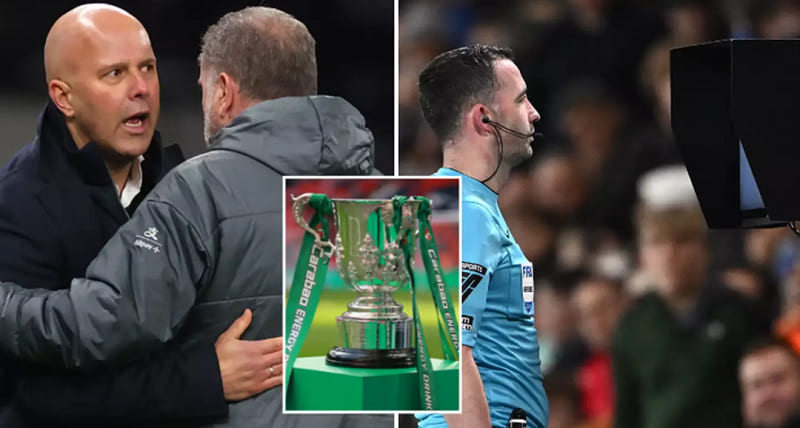 Tìm hiểu sự thay đổi mới về VAR tại bán kết Carabao Cup