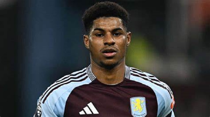 Cầu thủ Marcus Rashford có tương lai bất định tại Aston Villa