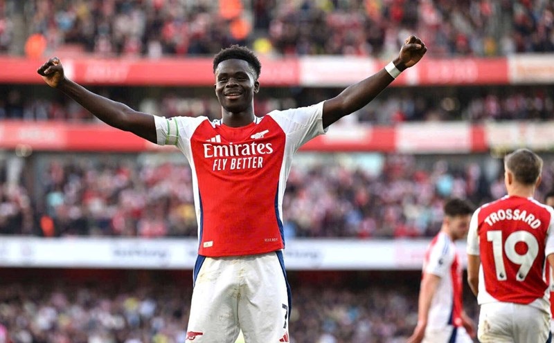 Real Madrid đang muốn chiêu mộ Bukayo Saka của Arsenal