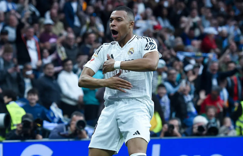 Cầu thủ Mbappé đạt danh hiệu Vua phá lưới La Liga 2024-25
