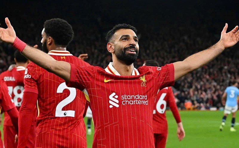 Cầu thủ Mohamed Salah có vai trò quan trọng trong đội tuyển Liverpool