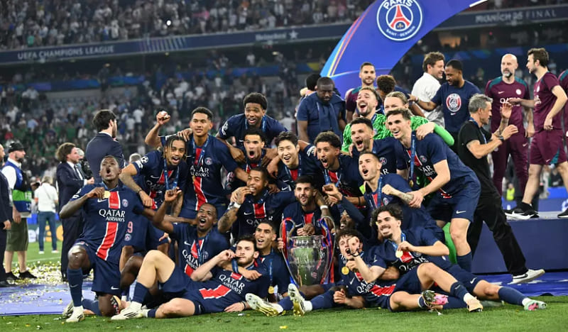 PSG đoạt cúp vô địch Champions League 2025